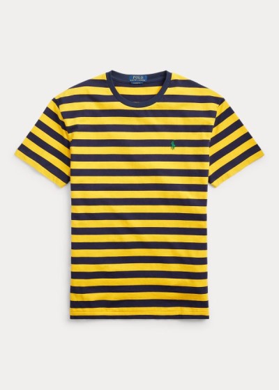 Men's Polo Ralph Lauren Classic Striped Jersey T Shirts | 402137PKD